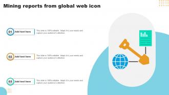 Mining Reports From Global Web Icon