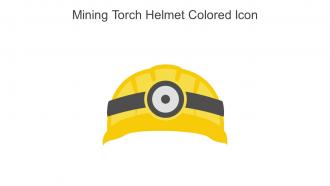 Mining Torch Helmet Colored Icon In Powerpoint Pptx Png And Editable Eps Format