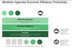 Ministries agencies economic efficiency productivity profitability operational efficiency