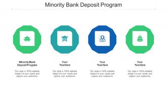 Minority Bank Deposit Program Ppt Powerpoint Presentation Icon Slides Cpb