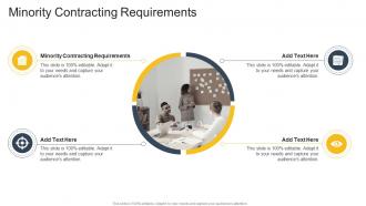 Minority Contracting Requirements In Powerpoint And Google Slides Cpb