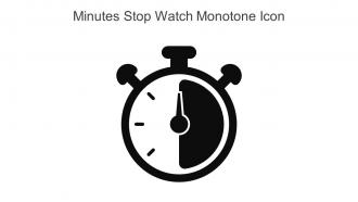Minutes Stop Watch Monotone Icon In Powerpoint Pptx Png And Editable Eps Format