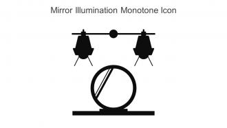 Mirror Illumination Monotone Icon In Powerpoint Pptx Png And Editable Eps Format