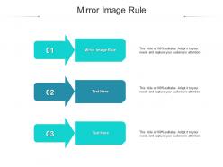 Mirror image rule ppt powerpoint presentation file styles cpb
