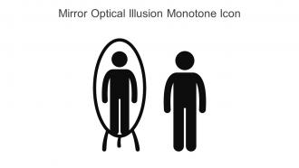 Mirror Optical Illusion Monotone Icon In Powerpoint Pptx Png And Editable Eps Format