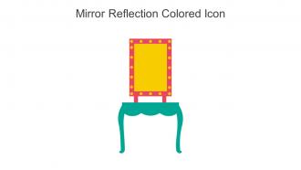 Mirror Reflection Colored Icon In Powerpoint Pptx Png And Editable Eps Format
