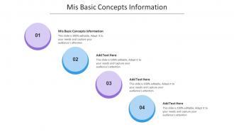 Mis Basic Concepts Information Ppt Powerpoint Presentation Outline Design Ideas Cpb