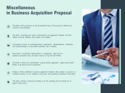 Miscellaneous in business acquisition proposal fundamental ppt slides