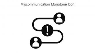 Miscommunication Monotone Icon In Powerpoint Pptx Png And Editable Eps Format