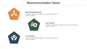 Miscommunication Vector Ppt Powerpoint Presentation Icon Graphics Pictures Cpb