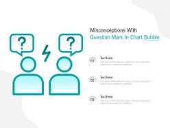 Misconceptions With Question Mark In Chart Bubble