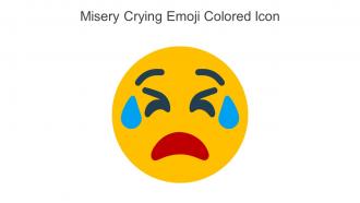 Misery Crying Emoji Colored Icon In Powerpoint Pptx Png And Editable Eps Format