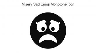 Misery Sad Emoji Monotone Icon In Powerpoint Pptx Png And Editable Eps Format