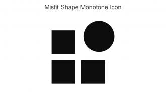 Misfit Shape Monotone Icon In Powerpoint Pptx Png And Editable Eps Format