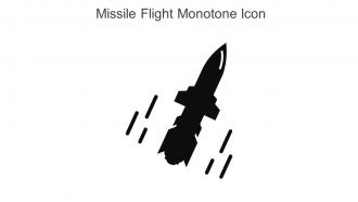 Missile Flight Monotone Icon In Powerpoint Pptx Png And Editable Eps Format