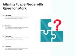 Missing puzzle piece with question mark