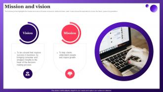 Mission And Vision Data Insights Company Profile CP SS V