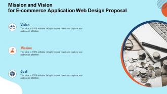 Mission and vision for e commerce application web design proposal