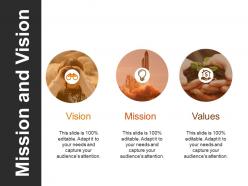 Mission and vision powerpoint slide information