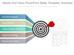 Mission and vision powerpoint slides templates download