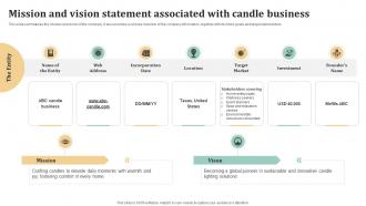 Mission And Vision Statement Associated Candle Business Plan BP SS