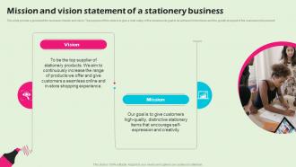 Mission And Vision Statement Of A Stationery Business Stationery Business BP SS
