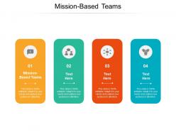 Mission based teams ppt powerpoint presentation inspiration graphic tips cpb