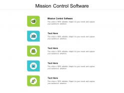 Mission control software ppt powerpoint presentation gallery infographics cpb