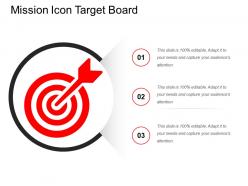 Mission icon target board