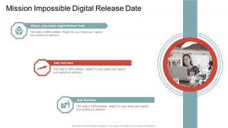 Mission Impossible Digital Release Date In Powerpoint And Google Slides Cpb