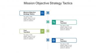 Mission objective strategy tactics ppt powerpoint presentation styles show cpb