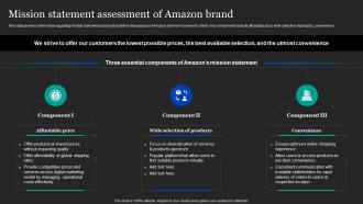 Mission Statement Assessment Of Amazon Brand Amazon Pricing And Advertising Strategies