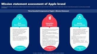 Mission Statement Assessment Of Apple Brand Branding SS V