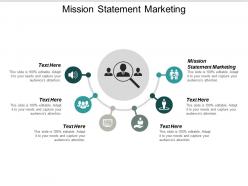 Mission statement marketing ppt powerpoint presentation summary example cpb