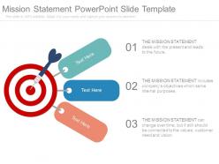 Mission statement powerpoint slide template