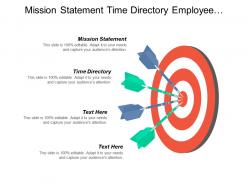 mission_statement_time_directory_employee_engagement_unsustainable_development_cpb_Slide01