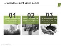 Mission statement vision values ppt images gallery