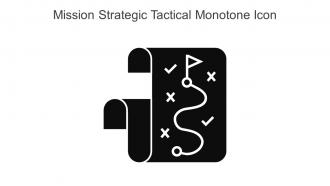 Mission Strategic Tactical Monotone Icon In Powerpoint Pptx Png And Editable Eps Format