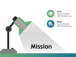 Mission values b2 ppt powerpoint presentation show background image