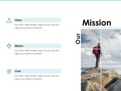 Mission vision goal j195 ppt powerpoint presentation file styles