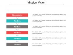 Mission vision ppt powerpoint presentation file graphics design cpb