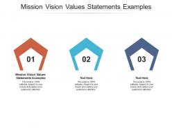 Mission vision values statements examples ppt powerpoint presentation portfolio inspiration cpb