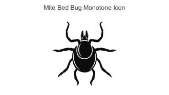 Mite Bed Bug Monotone Icon In Powerpoint Pptx Png And Editable Eps Format