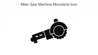Miter Saw Machine Monotone Icon In Powerpoint Pptx Png And Editable Eps Format