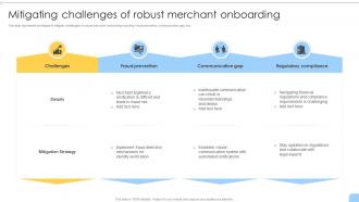 Mitigating Challenges Of Robust Merchant Onboarding