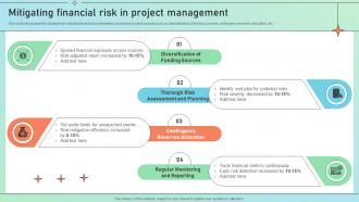 Mitigating Financial Risk In Project Management