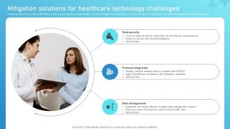 Mitigation Solutions For Healthcare Technology Guide To Networks For IoT Healthcare IoT SS V