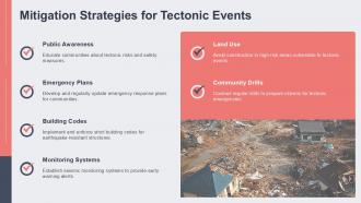 Mitigation Strategies For Tectonic Events PPT Template ST AI SS