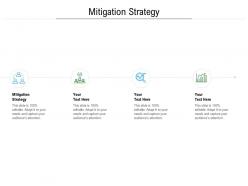 Mitigation strategy ppt powerpoint presentation file picture cpb