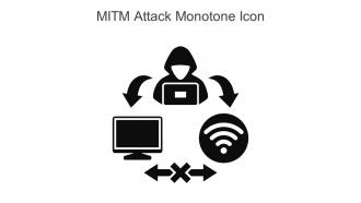 MITM Attack Monotone Icon In Powerpoint Pptx Png And Editable Eps Format
